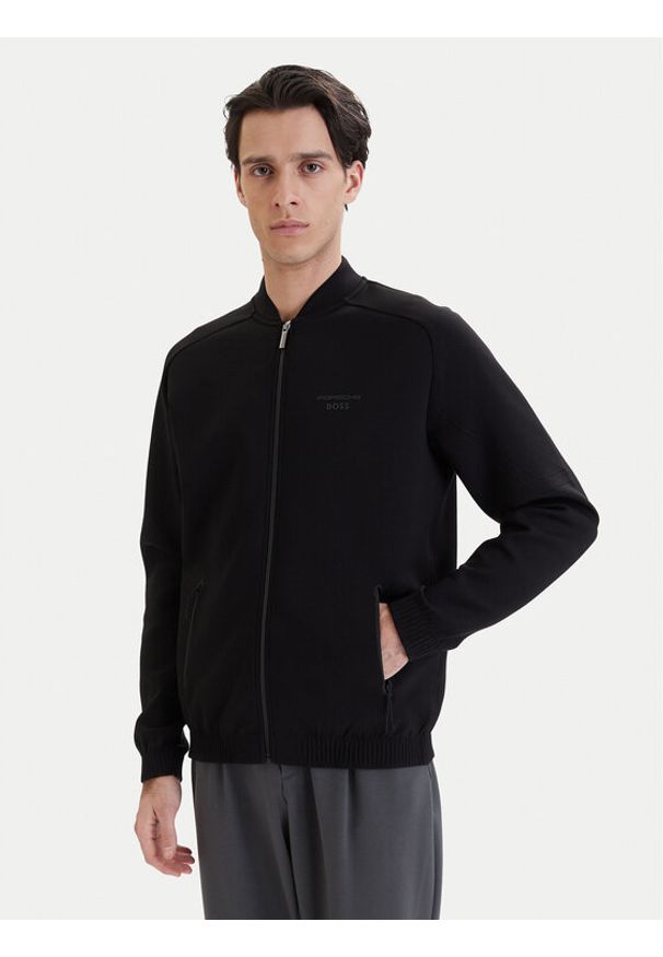 BOSS Bluza PS Spirit70 50559789 Czarny Regular Fit. Kolor: czarny