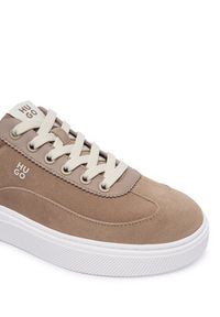 Hugo - HUGO Sneakersy Lyzz 50563568 Beżowy. Kolor: beżowy. Materiał: zamsz, skóra #3