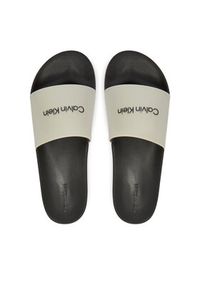 Calvin Klein Klapki Chunky Pool Slide Rub HM0HM01063 Biały. Kolor: biały. Materiał: syntetyk #5