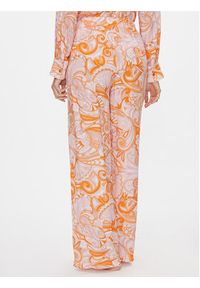 Melissa Odabash Spodnie materiałowe Olivia CR Pomarańczowy Relaxed Fit. Kolor: pomarańczowy. Materiał: wiskoza #3