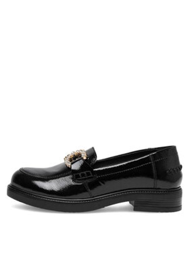 Sergio Bardi Loafersy WI16-D1013-01SB Czarny. Kolor: czarny. Materiał: skóra, lakier
