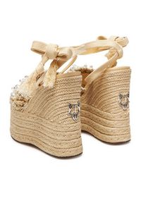 Naked Wolfe Espadryle Peony Beżowy. Kolor: beżowy. Materiał: materiał #6