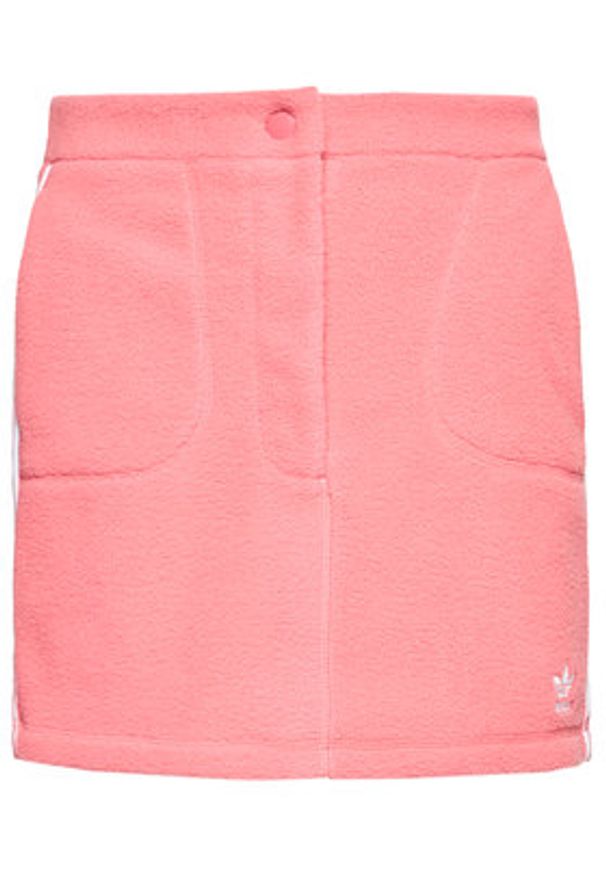 Adidas - adidas Spódnica mini adicolor Classics GN2801 Różowy Slim Fit. Kolor: różowy. Materiał: syntetyk