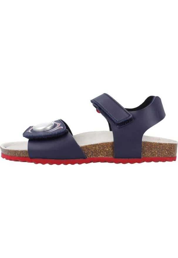 Geox - Sandały GEOX J GHITA BOY Niebieski. Kolor: niebieski. Materiał: syntetyk, tkanina. Sezon: lato