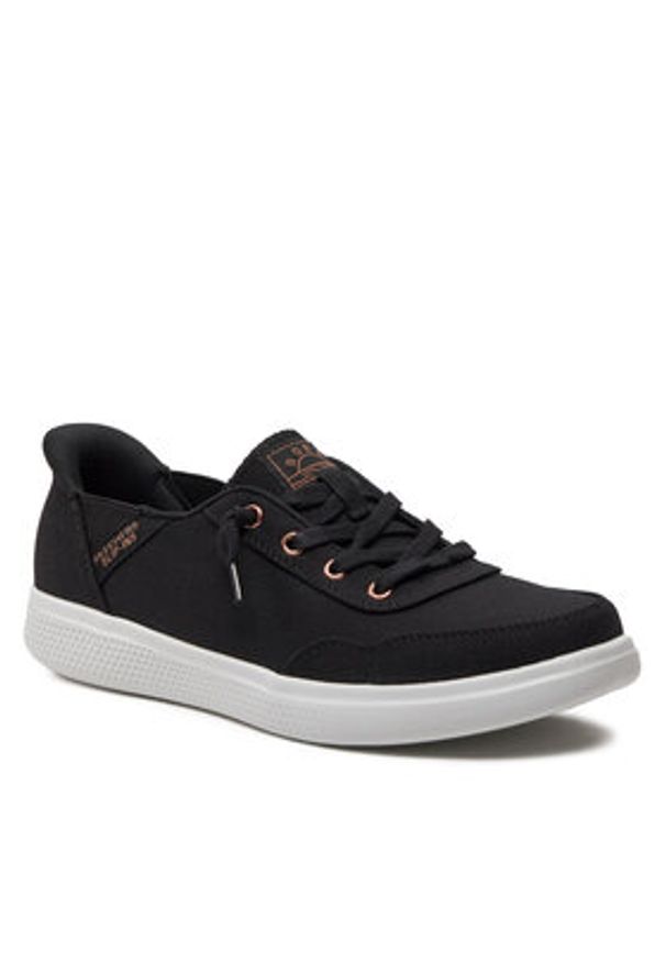 skechers - Skechers Sneakersy Skip Cute-B Cute Sweet 114815/BLK Czarny. Kolor: czarny. Materiał: materiał