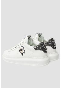 Karl Lagerfeld - KARL LAGERFELD Białe sneakersy Karpi NFT Stud Tab. Kolor: biały #4