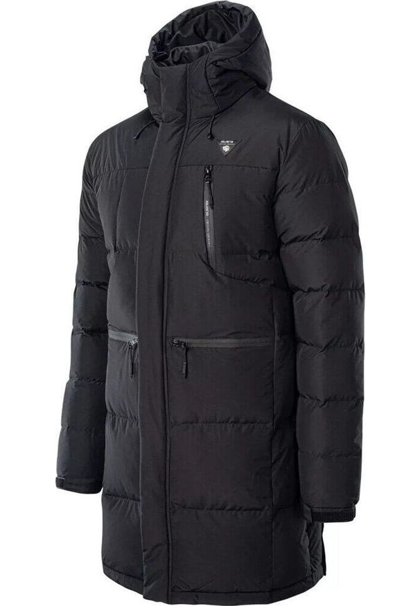 Płaszcz zimowy męski Iguana TIALGO. Kolor: czarny. Sezon: zima. Styl: wakacyjny