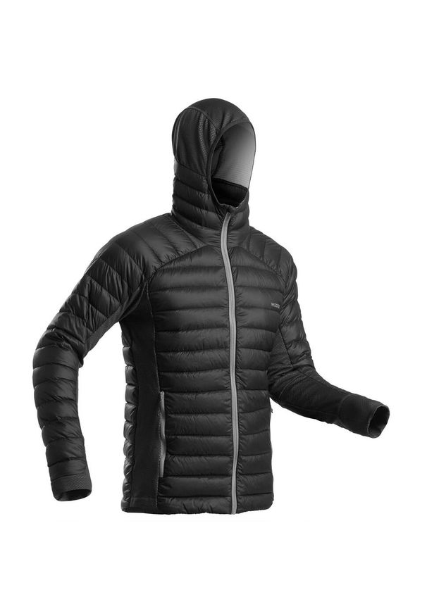 SIMOND - Kurtka narciarska męska Wedze FR900 light. Kolor: szary. Materiał: materiał, mesh, puch. Sezon: zima. Sport: narciarstwo