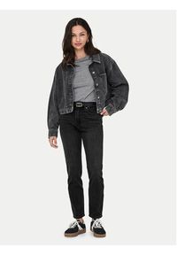 only - ONLY Jeansy Emily 15235780 Czarny Straight Fit. Kolor: czarny #8