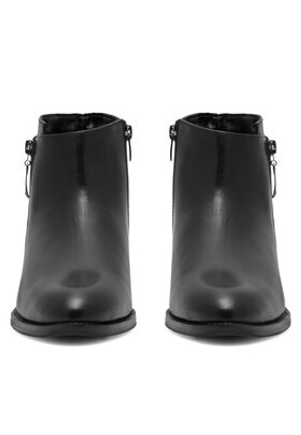 Lasocki Botki ARC-LAMIA-24 Czarny. Kolor: czarny. Materiał: skóra