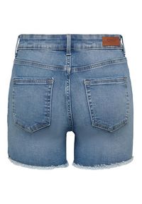 only - ONLY Szorty jeansowe 15196303 Niebieski Regular Fit. Kolor: niebieski. Materiał: bawełna