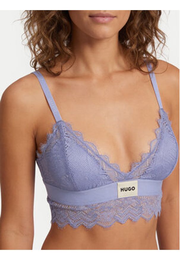 Hugo - HUGO Biustonosz braletka 50535060 Fioletowy. Kolor: fioletowy. Materiał: syntetyk