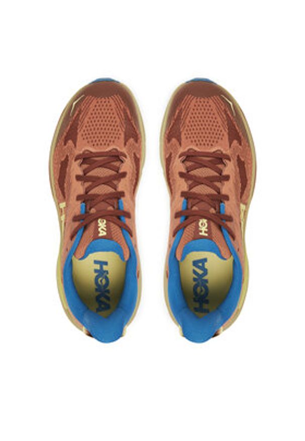 HOKA - Hoka Buty do biegania Challenger 8 1168718 Brązowy. Kolor: brązowy. Materiał: materiał
