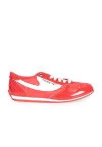 Diesel Sneakersy "Sheclaw W" | Y00643 P0441 / Sheclaw W | Kobieta | Biały, Czerwony. Kolor: biały, wielokolorowy, czerwony. Materiał: materiał, syntetyk. Wzór: aplikacja #2