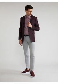 Pako Lorente - PAKO LORENTE – Spodnie męskie szare P22SF-WX-001-S-0. Okazja: na co dzień. Kolor: szary. Materiał: poliester, elastan, wiskoza. Wzór: gładki. Styl: casual, klasyczny #3