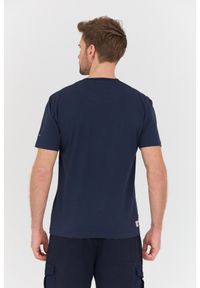 Aeronautica Militare - AERONAUTICA MILITARE Granatowy bawełniany męski t-shirt M.C., Rozmiar XL. Kolor: niebieski. Materiał: bawełna #6