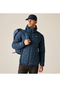 Regatta - Kurtka męska przejściowa ocieplana Asper. Kolor: szary, niebieski, wielokolorowy. Materiał: syntetyk, puch. Sport: turystyka piesza #1