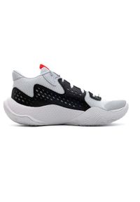 Buty Koszykówki Under Armour Ua Jet '23 Dorosłych. Kolor: biały, wielokolorowy, szary. Materiał: guma, skóra, tkanina. Sport: koszykówka