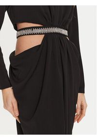 Eleh Sukienka wieczorowa E00315 Czarny Regular Fit. Kolor: czarny. Materiał: syntetyk. Styl: wizytowy #5