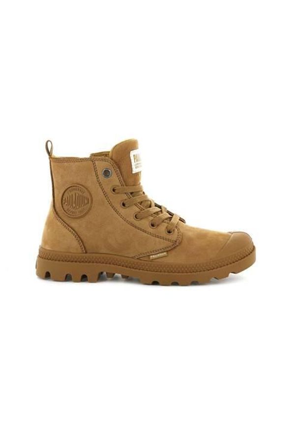 Buty do chodzenia damskie Palladium Boots Pampa HI Zip. Wysokość cholewki: za kostkę. Zapięcie: sznurówki. Kolor: brązowy. Materiał: materiał. Szerokość cholewki: normalna. Sport: turystyka piesza