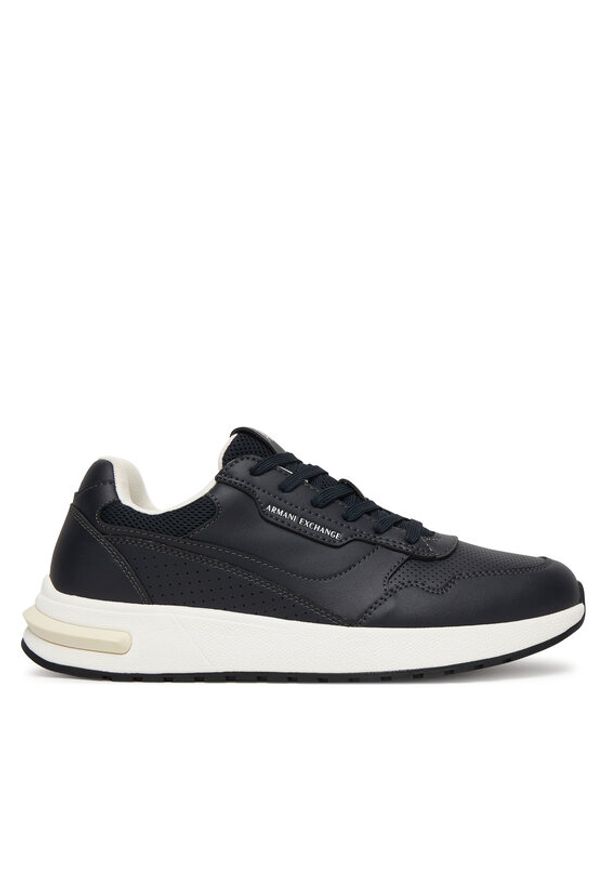 Armani Exchange Sneakersy XM002625 AF22779 ZB004 Granatowy. Kolor: niebieski. Materiał: skóra