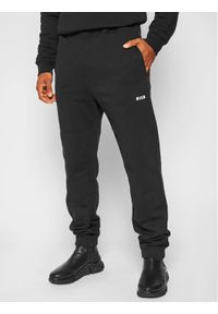 MSGM Spodnie dresowe 2940MP61 207599 Czarny Regular Fit. Kolor: czarny. Materiał: dresówka #1
