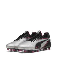 Puma - Buty piłkarskie KING ULTIMATE FG/AG PUMA. Kolor: biały, wielokolorowy, różowy, czarny. Sport: piłka nożna