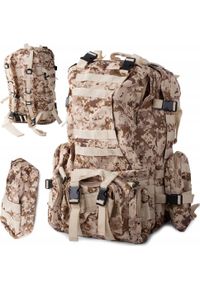 VERK GROUP - Plecak turystyczny Verk Group Plecak wojskowy taktyczny survival militarny 48.5l. Wzór: moro. Styl: militarny