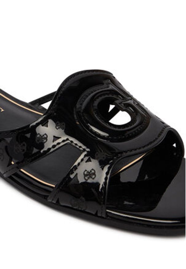 Guess Klapki FLJCIE PAF03 Czarny. Kolor: czarny. Materiał: skóra