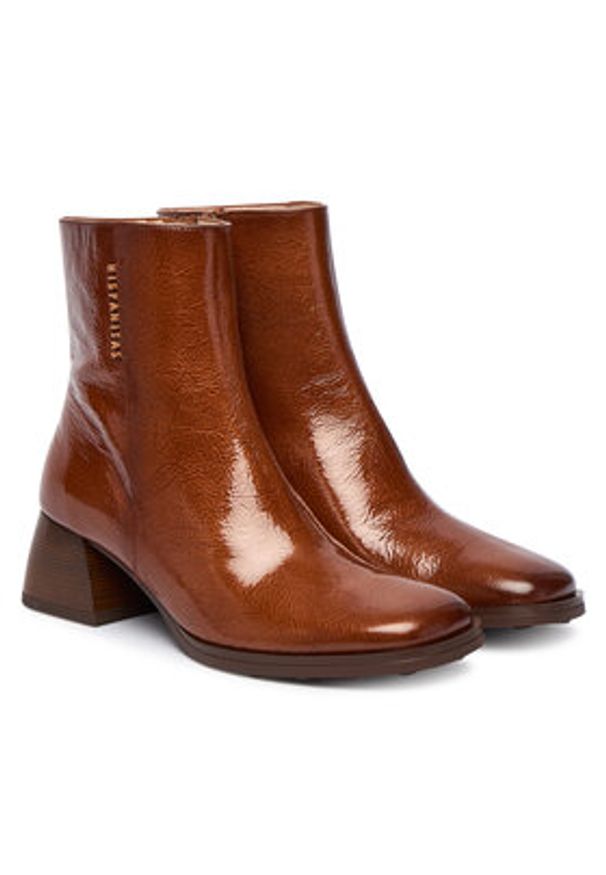 Hispanitas Botki HI254345 Brązowy. Kolor: brązowy. Materiał: skóra