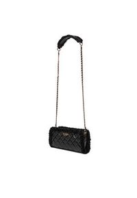 Guess Torebka Cristi Mini HWTG81 39720 Czarny. Kolor: czarny. Materiał: skórzane