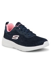 skechers - Sneakersy SKECHERS - Homespun 12963/NVPK Navy/Pink. Okazja: na co dzień. Kolor: niebieski. Materiał: materiał. Szerokość cholewki: normalna. Obcas: na płaskiej podeszwie #1