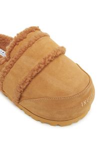 Inuikii Klapki Chunky Loafer 1011.005.0031 Beżowy. Kolor: beżowy. Materiał: zamsz, skóra #6