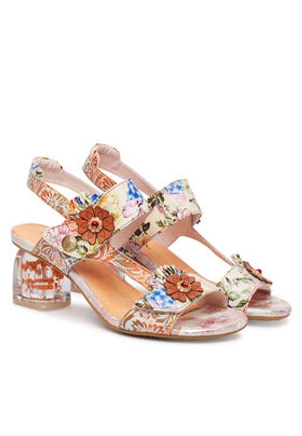 Laura Vita Sandały Framboiseo 26 Pomarańczowy. Kolor: pomarańczowy. Materiał: skóra