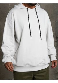 Sinsay - Bluza hoodie z kieszeniami - kremowy. Kolor: kremowy #1