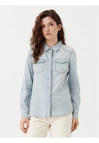 only - ONLY Koszula jeansowa Alexa 15315185 Błękitny Regular Fit. Kolor: niebieski. Materiał: bawełna #1