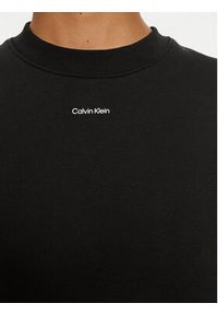 Calvin Klein Bluza Nano Logo K20K208329 Czarny Regular Fit. Kolor: czarny. Materiał: bawełna