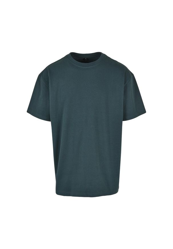 BUILD YOUR BRAND - Ponadwymiarowa Koszulka Dla Dorosłych Unisex Heavyweight. Kolor: zielony