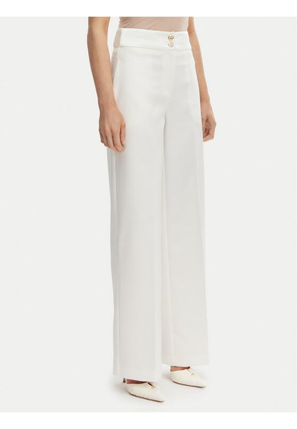 Artigli Spodnie materiałowe ACPA004371 Écru Regular Fit. Kolor: kremowy. Materiał: syntetyk