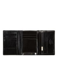 Wittchen - Męski portfel skórzany z wysuwanym panelem. Kolor: czarny. Materiał: skóra #4
