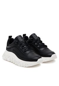 DKNY Sneakersy K1522639 Czarny. Kolor: czarny. Materiał: materiał #5