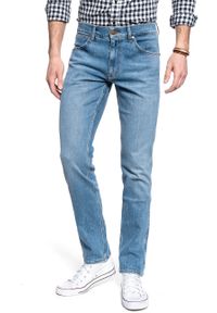 Wrangler - WRANGLER SPODNIE MĘSKIE GREENSBORO MID SUMMER BLUE W15QV712Z 112127106