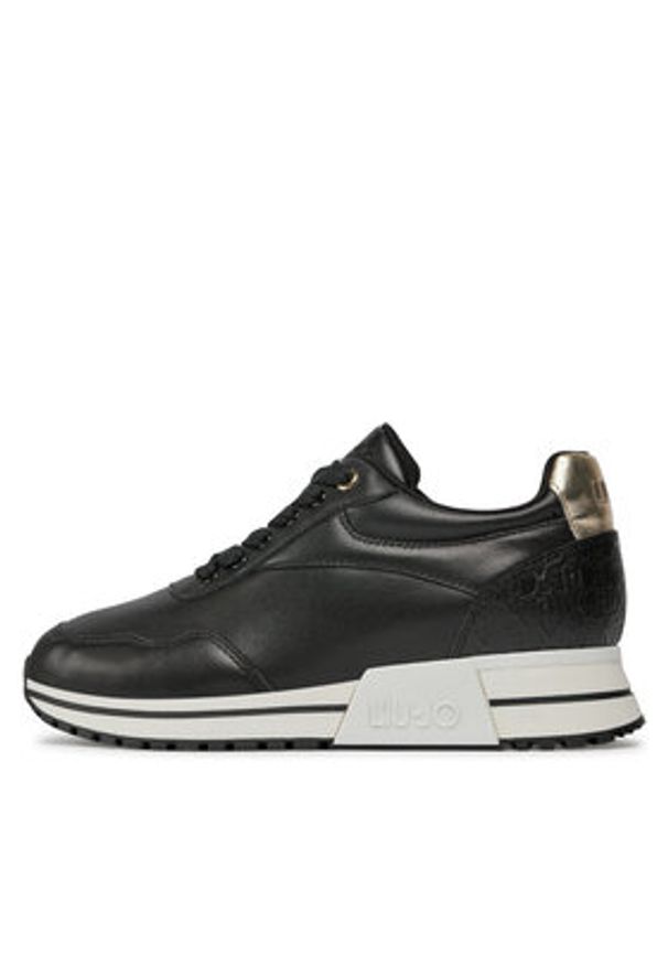 Liu Jo Sneakersy Johanna 02 BA4079 PX143 Czarny. Kolor: czarny. Materiał: skóra