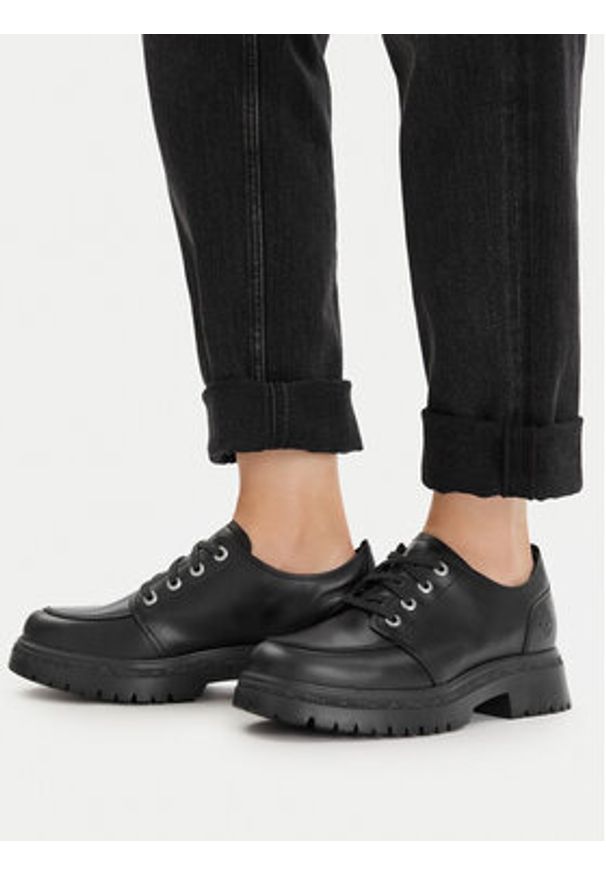 Timberland Oxfordy Cambria Valley TB0A42E8W021 Czarny. Kolor: czarny. Materiał: skóra