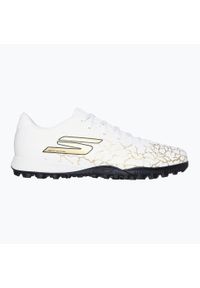 skechers - Buty piłkarskie męskie SKECHERS Skx_1.5 Academy TF. Kolor: biały. Sport: piłka nożna