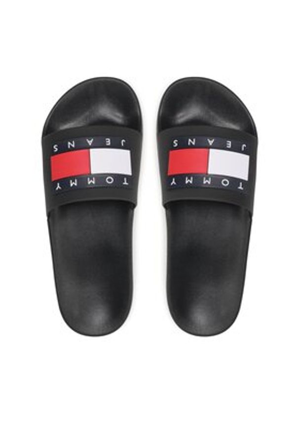 Tommy Jeans Klapki Pool Slide Ess EM0EM01191 Czarny. Kolor: czarny