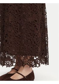 Bruuns Bazaar Spódnica midi Sago Joanelle BBW4518 Brązowy Regular Fit. Kolor: brązowy. Materiał: syntetyk #2