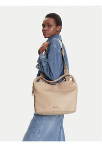 Liu Jo Torebka Ecs M Hobo AF5058 E0058 Beżowy. Kolor: beżowy. Materiał: skórzane #1