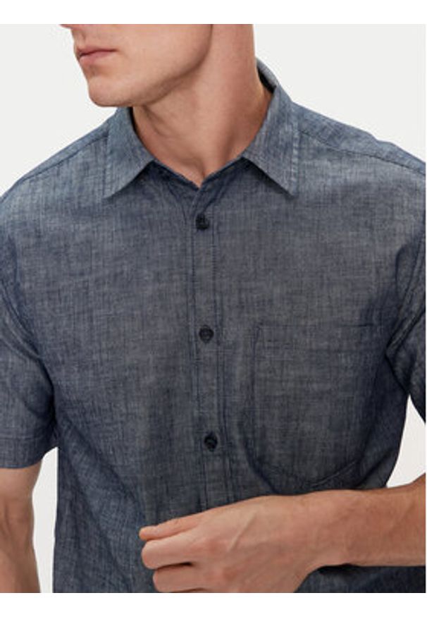 United Colors of Benetton - United Colors Of Benetton Koszula 5WV1UQ03P Niebieski Regular Fit. Kolor: niebieski. Materiał: bawełna