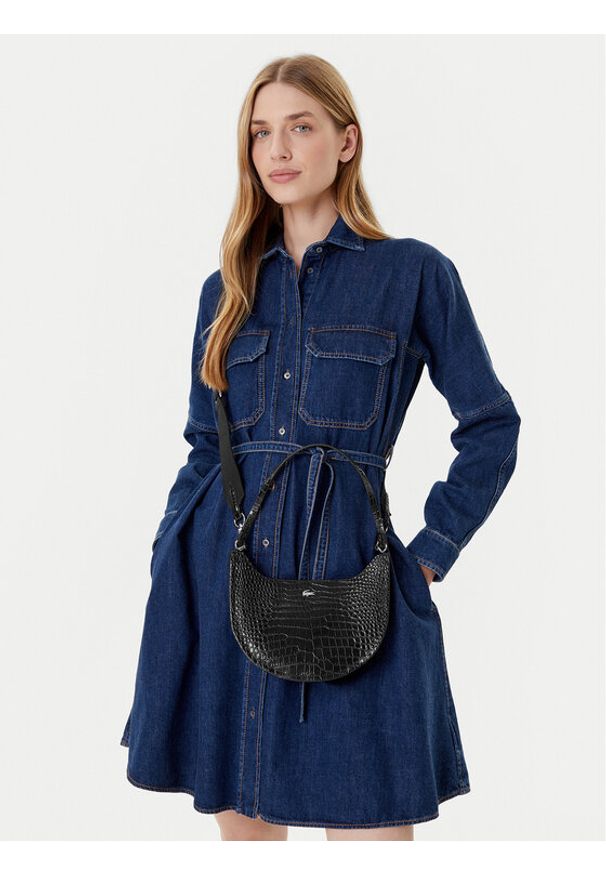 Lacoste Torebka NF4980KL Czarny. Kolor: czarny. Materiał: skórzane